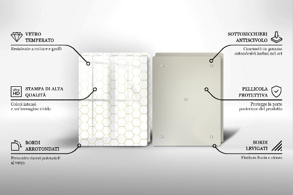 Sklo za varnú dosku Abstraktné vzory