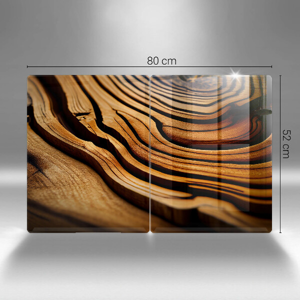 Sklo za varnú dosku Drevený peň