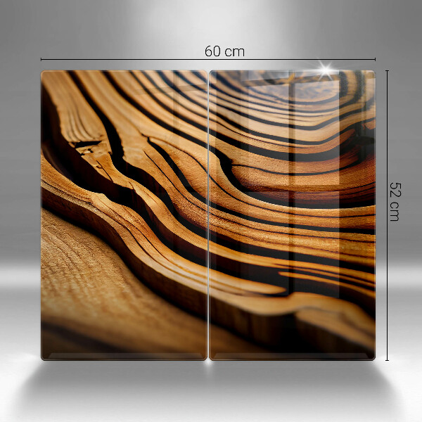 Sklo za varnú dosku Drevený peň