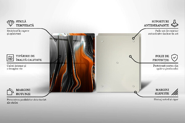 Sklo za varnú dosku Abstraktný vzor