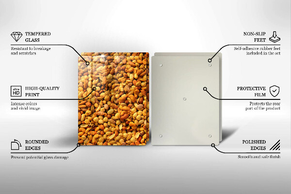 Sklo za varnú dosku Zmes orechov