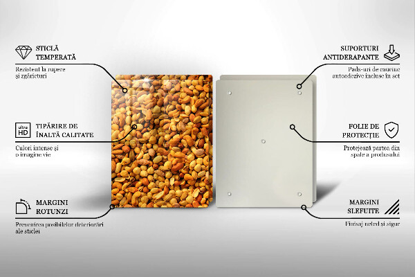 Sklo za varnú dosku Zmes orechov