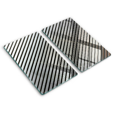 Sklo za varnú dosku Kovové línie