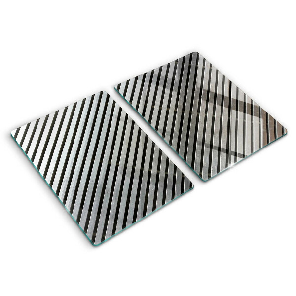 Sklo za varnú dosku Kovové línie