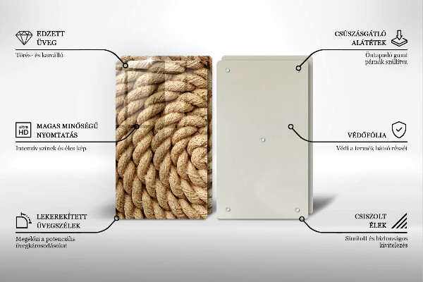 Sklo za varnú dosku Vinuté lano