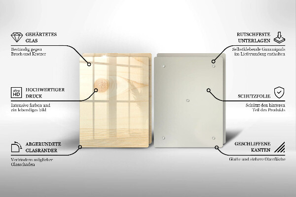 Sklo za varnú dosku Drevená doska