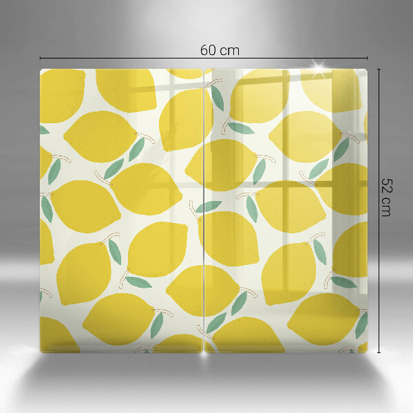 Sklo za varnú dosku Kreslené citróny