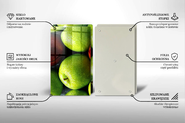 Sklo za varnú dosku Šťavnaté jablká