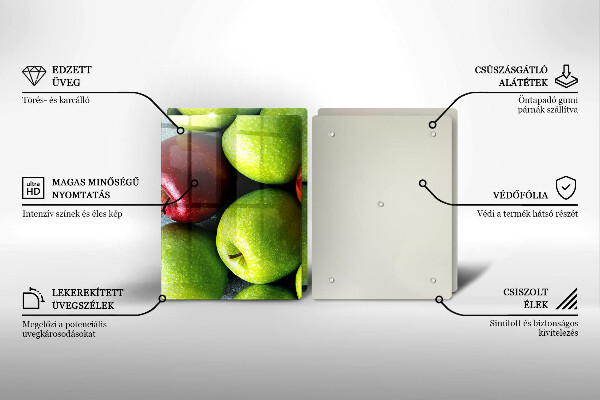 Sklo za varnú dosku Šťavnaté jablká