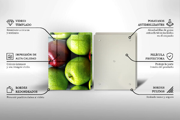 Sklo za varnú dosku Šťavnaté jablká