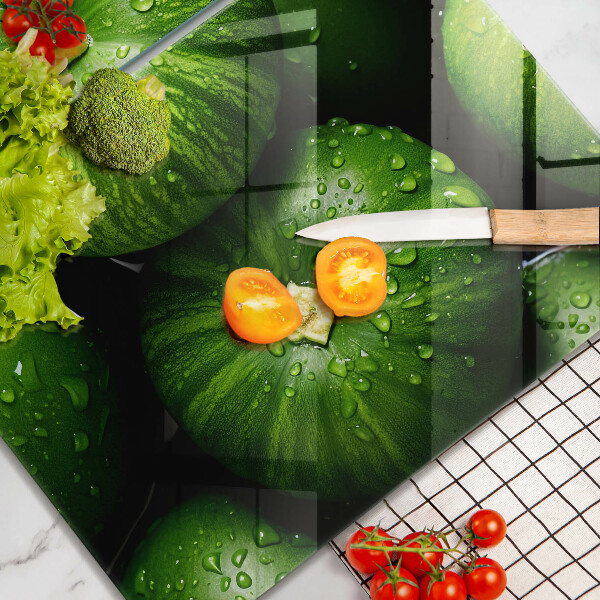 Sklo za varnú dosku Zelené tekvice