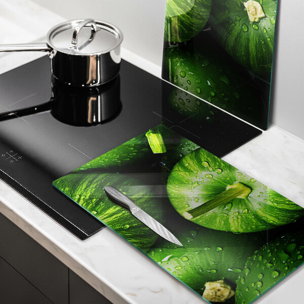 Sklo za varnú dosku Zelené tekvice