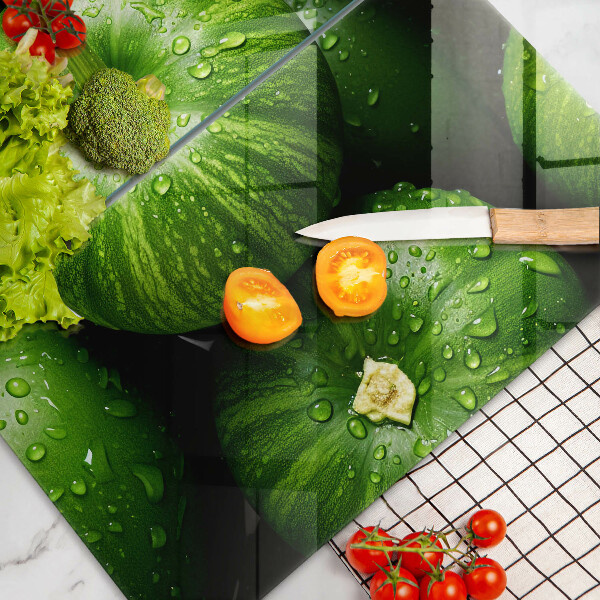 Sklo za varnú dosku Zelené tekvice