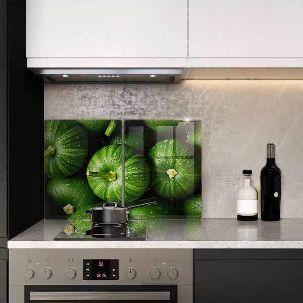 Sklo za varnú dosku Zelené tekvice