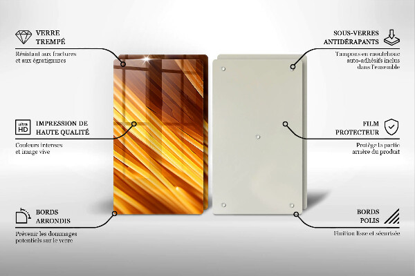 Sklo za varnú dosku Špagetové cestoviny