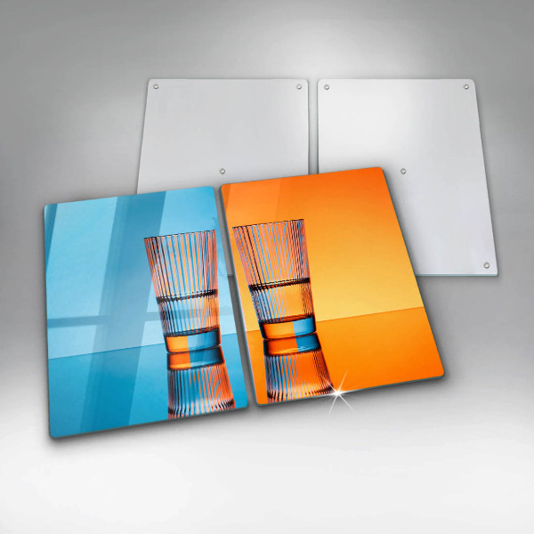 Sklo za varnú dosku Dva poháre vody