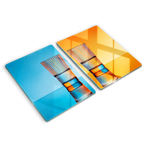 Sklo za varnú dosku Dva poháre vody