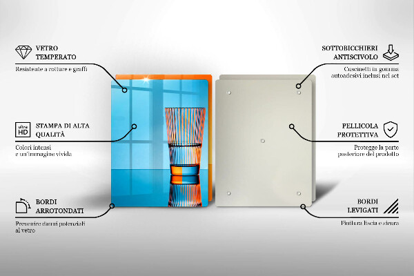 Sklo za varnú dosku Dva poháre vody