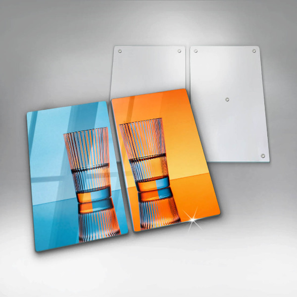 Sklo za varnú dosku Dva poháre vody