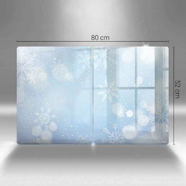 Sklo za varnú dosku Zimná textúra