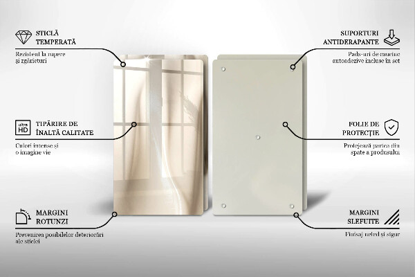 Sklo za varnú dosku Krémová zmrzlina