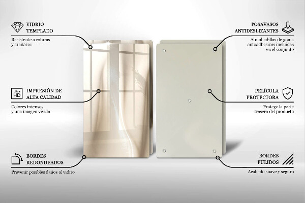 Sklo za varnú dosku Krémová zmrzlina