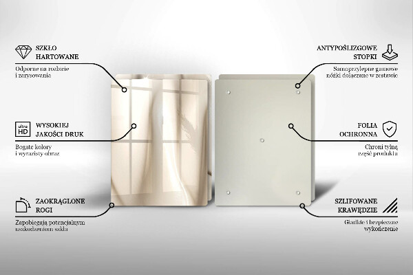 Sklo za varnú dosku Krémová zmrzlina