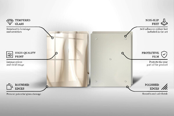 Sklo za varnú dosku Krémová zmrzlina