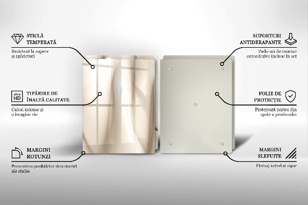 Sklo za varnú dosku Krémová zmrzlina