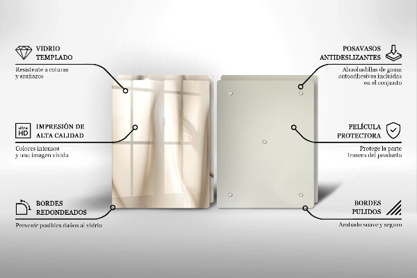 Sklo za varnú dosku Krémová zmrzlina