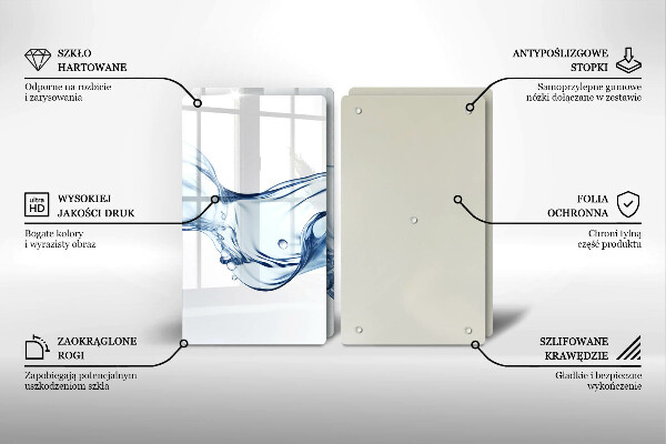 Sklo za varnú dosku Krištáľová voda