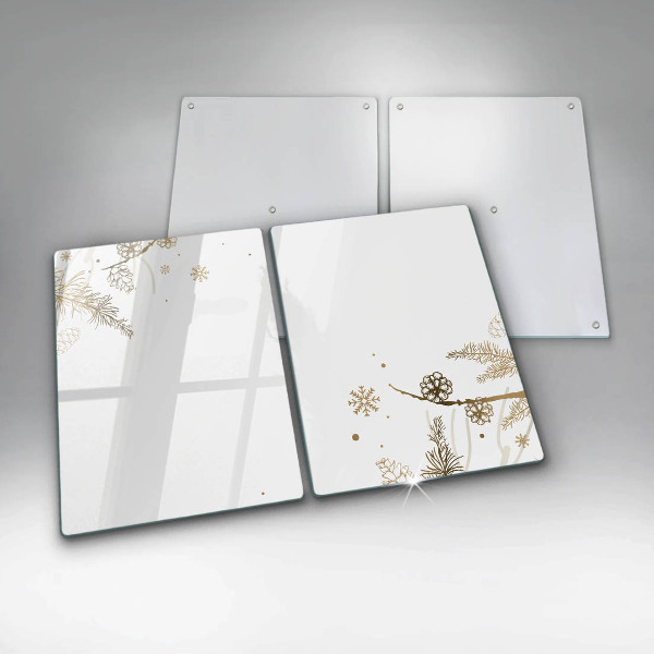 Sklo za varnú dosku Zimné dekorácie