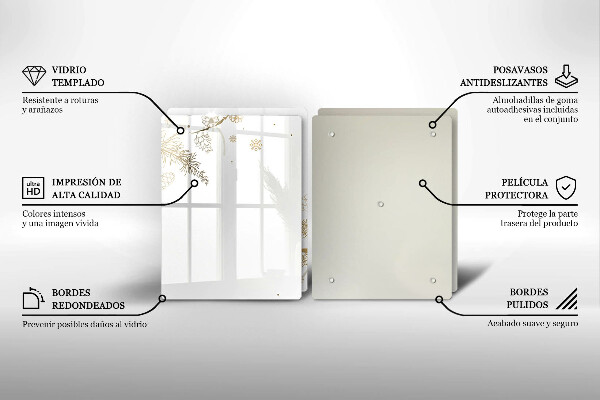 Sklo za varnú dosku Zimné dekorácie