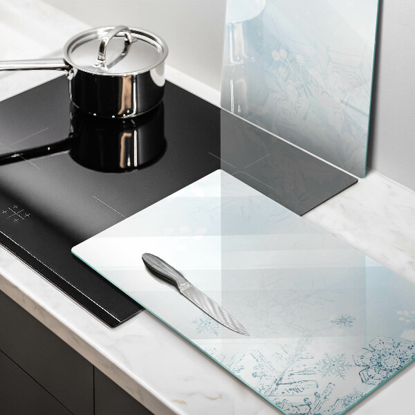 Sklo za varnú dosku snehová vločka