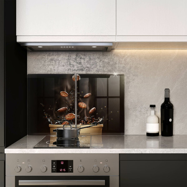 Sklo za varnú dosku Horúce kávové zrná