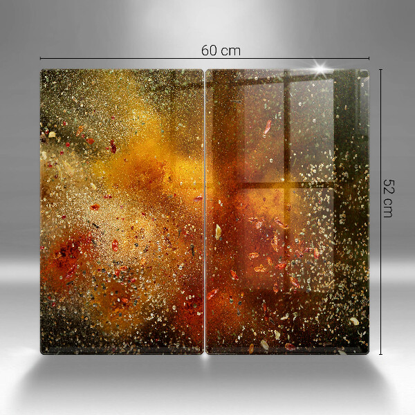 Sklo za varnú dosku Farebné korenie