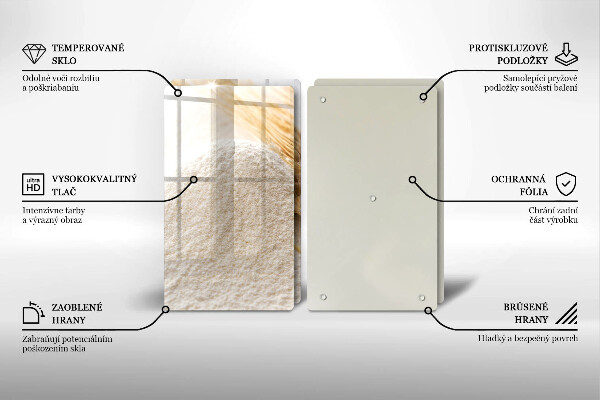 Sklo za varnú dosku Múka a obilné klasy