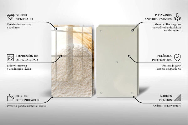 Sklo za varnú dosku Múka a obilné klasy