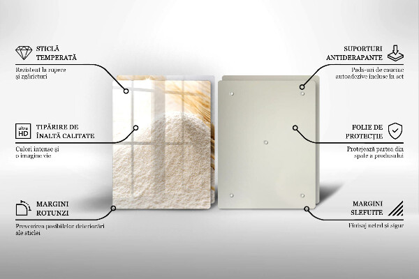 Sklo za varnú dosku Múka a obilné klasy