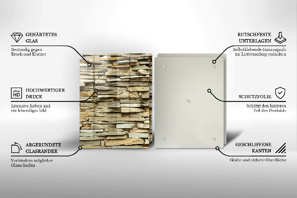 Sklo za varnú dosku Dekoratívne kamene