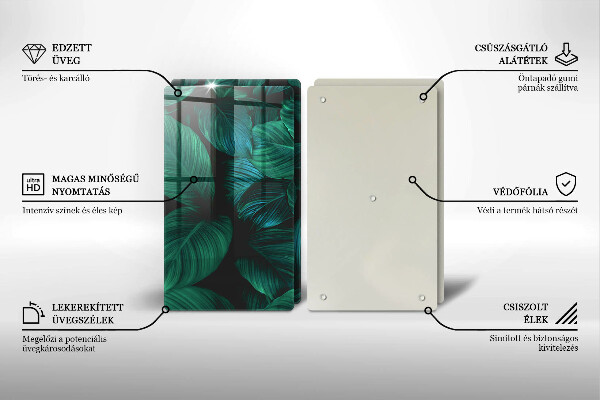 Kryt na stenu pri sporáku Listy džungle