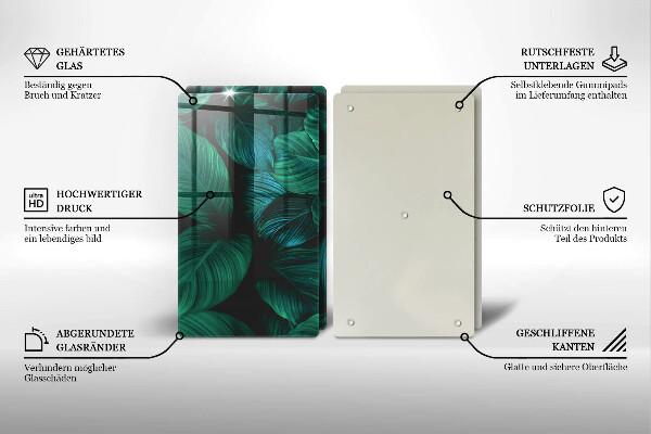 Kryt na stenu pri sporáku Listy džungle