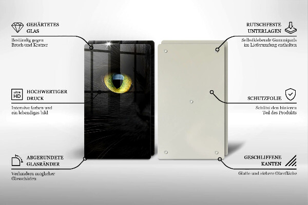 Sklo za varnú dosku Zvieracie mačacie oči