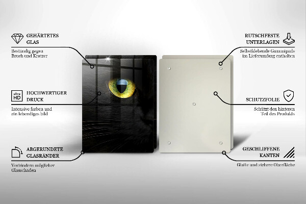 Sklo za varnú dosku Zvieracie mačacie oči