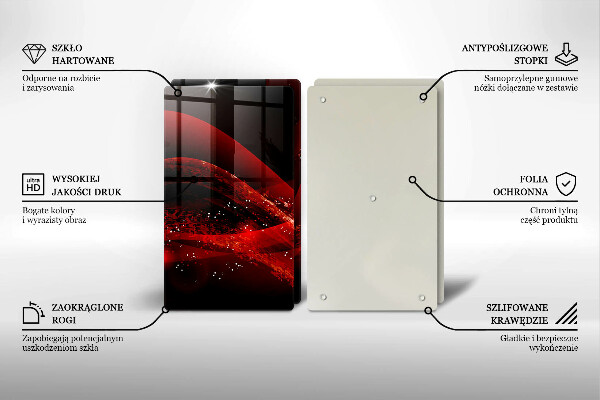 Sklo za varnú dosku Moderná abstrakcia