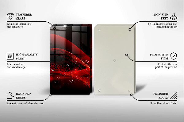 Sklo za varnú dosku Moderná abstrakcia