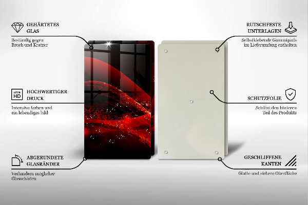 Sklo za varnú dosku Moderná abstrakcia