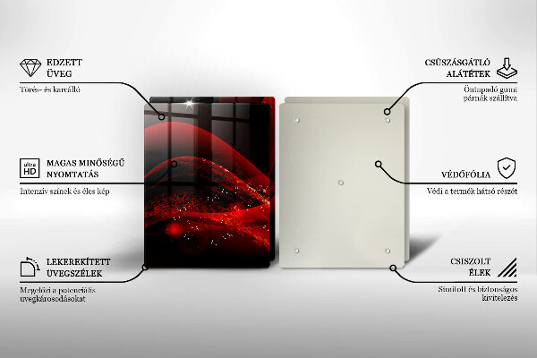 Sklo za varnú dosku Moderná abstrakcia