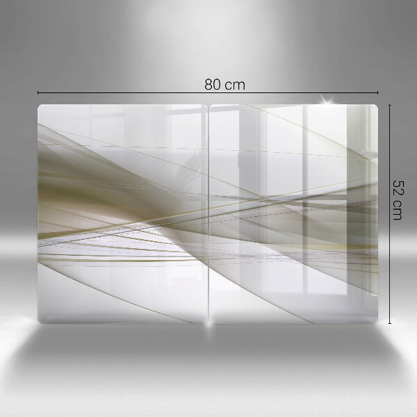 Sklo za varnú dosku Dizajn abstraktných línií