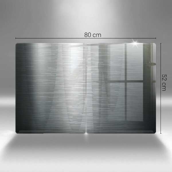 Sklo za varnú dosku Kovová textúra